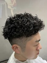 ブゾン(buZon)&nbsp;メンズ2ブロック×パーマ