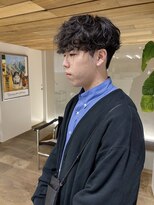 サーリー(SURLY)&nbsp;メンズマッシュシャドウパーマ韓国ヘア