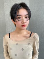 ロンドロゼ 池袋(Lond rose)&nbsp;♪ミニウルフレイヤーカット顔周り前髪韓国ショートボブ/池袋