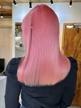 キラ 原宿(KILLA) ホワイトグレージュ/ピンクカラー/ハイトーン/ダブルカラー