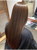 ブラウンベージュ×髪質改善
