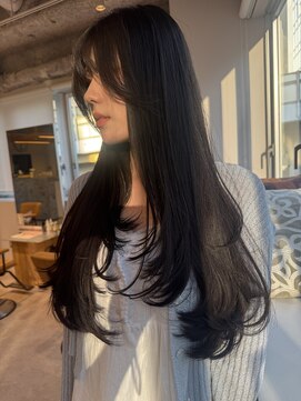 マッシュ チャヤマチ(MASHU chayamachi) 柔らか透明感カラー/ブリーチなし/オリーブブラウン/大阪梅田