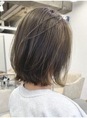 オリーブカラー☆レイヤーボブ