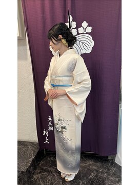 五三桐 村上 訪問着着付け 7.700円