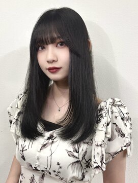 ルアン 上通り(ruen) 韓国風レイヤー　顔周りカット　レイヤーカット　似合わせカット