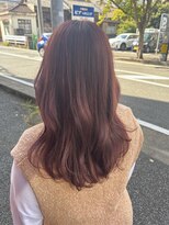 ブライト(bright)&nbsp;カシスピンクカラー/ダブルカラー/レイヤーカット/miku