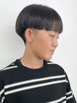 モリオフロムロンドン 松戸店(Morio from London)&nbsp;【メンズ 松戸 岩口】黒髪重めツーブロックマッシュショート