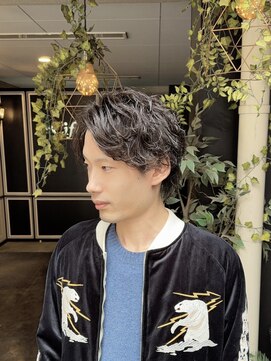 シファー(～Cifer) 【翔】ナチュラルシャドウパーマニュアンス無造作ヘア