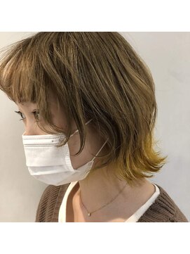 アコット(Acotto.) ミルクティーベージュ x スソカラー