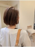 大人ボブ/ハイライト/髪質改善