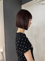 ソワンドゥブレスシエン 堀江店(soin de brace CIEN) ボブ×超高濃度水素ストレート×ラベンダーブラウン