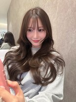 ウォーレントリコミニューヨーク ハービスエント大阪梅田店(WARREN TRICOMI NEW YORK) 艶ショコラブラウン×韓国くびれレイヤー