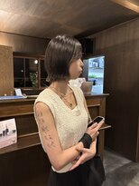 棗&nbsp;田辺／横顔がきれいな黒髪ミニボブ