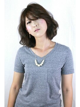 ナチュラルピー  阪急茨木本通り商店街店(Natural.P) クール×ゆるふわボブ