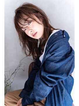 ルーク 立川(LUK) Lien☆大人かわいいココアブラウン×前髪シースルー　立川