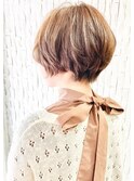丸みショートボブ