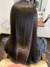 ［髪質改善］カット+ツヤ髪ミネコラトリートメント　￥17950