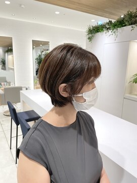 ステアケース 武蔵小杉店(stair:case) シークレットハイライト脱白髪染め武蔵小杉大人可愛いショート