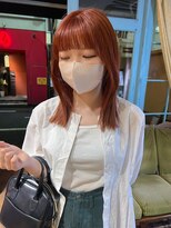 ロチカバイドールヘアー 心斎橋(Rotika by Doll hair)&nbsp;orange brown