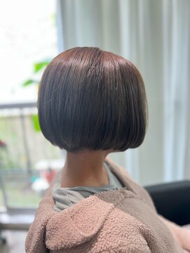 ツムグ 代官山店(TUMUGU) モードヘアダークアッシュ白髪ぼかしイメチェンヘルシースタイル