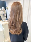福山人気caaryことりベージュモテ愛されロングヘア巻き髪秋ヘア