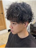 無造作パーマ/ツイストスパイラルパーマ/ツーブロック