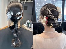 結婚式やおでかけ前に♪褒められ【ヘアセット】[ブリーチ/ダブルカラー/インナーカラー/銀座駅/ブリーチ]