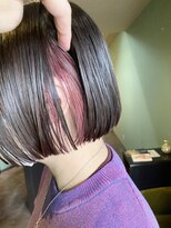 ミスグランディーヴィラス(Miss Grandee VILLAS)&nbsp;イメチェンインナーカラーピンクボブ20代30代40代