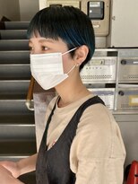 エイジェンヌホーム(asienne home) オン眉ショート◎turquoise color