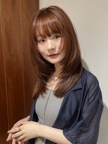 ガーランドギンザ(Garland Ginza)&nbsp;レイヤーカット/フェイスレイヤー/暖色カラー/水素カラー/銀座