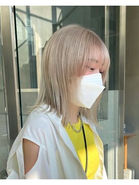 ヲタク(wotaku.) ホワイトミルクティーハイトーンダブルカラーケアブリーチ艶髪