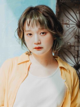 ブール 千歳烏山(bool) 動きのあるレイヤーボブスタイル