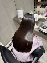 担当　石井【カット+髪質改善縮毛矯正＋treatment 税込 \22000】
