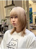 ナチュラルウルフカット/ネオウルフ/顔まわりレイヤーカット