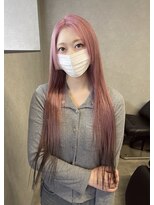 シエンゴールド(CIEN gold)&nbsp;ピンクカラー/ロングカラー/裾カラー#浜松駅#カラー#ブリーチ