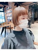 大人可愛い小顔前下がりボブ×ナチュラルボブ×ミニボブ20代30代