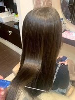ヘアショップエヌアンドエー 久喜 栗橋店(hairshop N&A) 上品なツヤ感が魅力のストレートロング/髪質改善/トリートメント