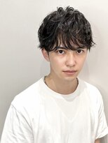 ダブルオーバイオーバーレイ 武蔵新城(w/o by Overlay)&nbsp;メンズシャドウパーマ【武蔵新城】