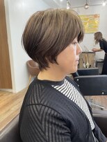 ハーツ(Heart's) 白髪ぼかし/イメチェンヘアスタイル/前髪カタログ/ショートボブ