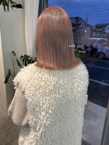 ボトル(bottle) milk tea beige x pink