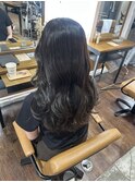 透明感グレージュ×レイヤーカット