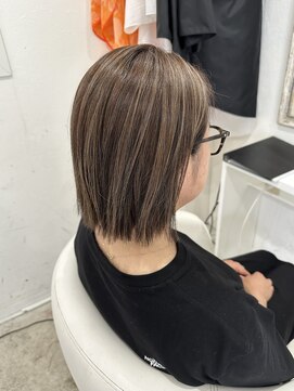 ヘアーバイフォーク 琴似店(Hair by VORK) 白髪ぼかしハイライト