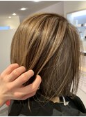 インナーカラー，グレージュ，透明カラー【草加】