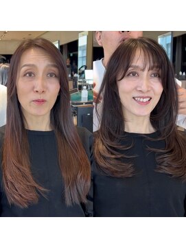 アンジュレーブ(AngeReve) 前髪カット・顔周りカットで大変身★レイヤーカットお任せ下さい