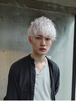 ネハス 名古屋栄店(nehus.) MEN’S HAIR/サーフカール/刈り上げセンターパート/ブリーチ