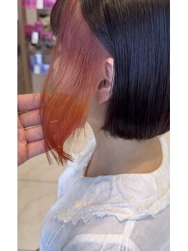 イヤリングカラー＋グラデーションカラー