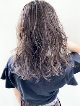 西川田ロング髪質改善トリートメントブリーチなしダブルカラー