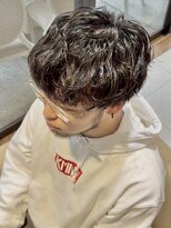 カインド 南青山(hair&make up KIND)&nbsp;ルーズパーマ30代ナチュラルシャドウパーマ黒髪