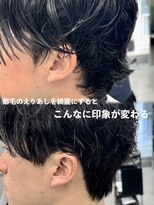 オーバルバイアピッシュ(OVARL by apish)&nbsp;メンズカットパーマスパイラルパーマシャドウパーマ原宿駅