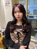 ノル 栄矢場町(nol) ワインレッド×ロングレイヤー